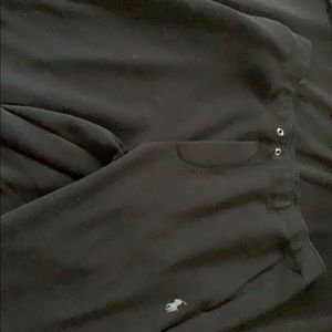 Black polo pants
